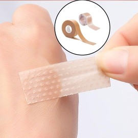 Moleskin Blister Plaster, 2 Rolls, Blister Prevention, Heel Cushion Tape, Padding Blister Prevention Tape, Multi-Purpose for Heel, Toes, to Prevent Foaming and Scratches