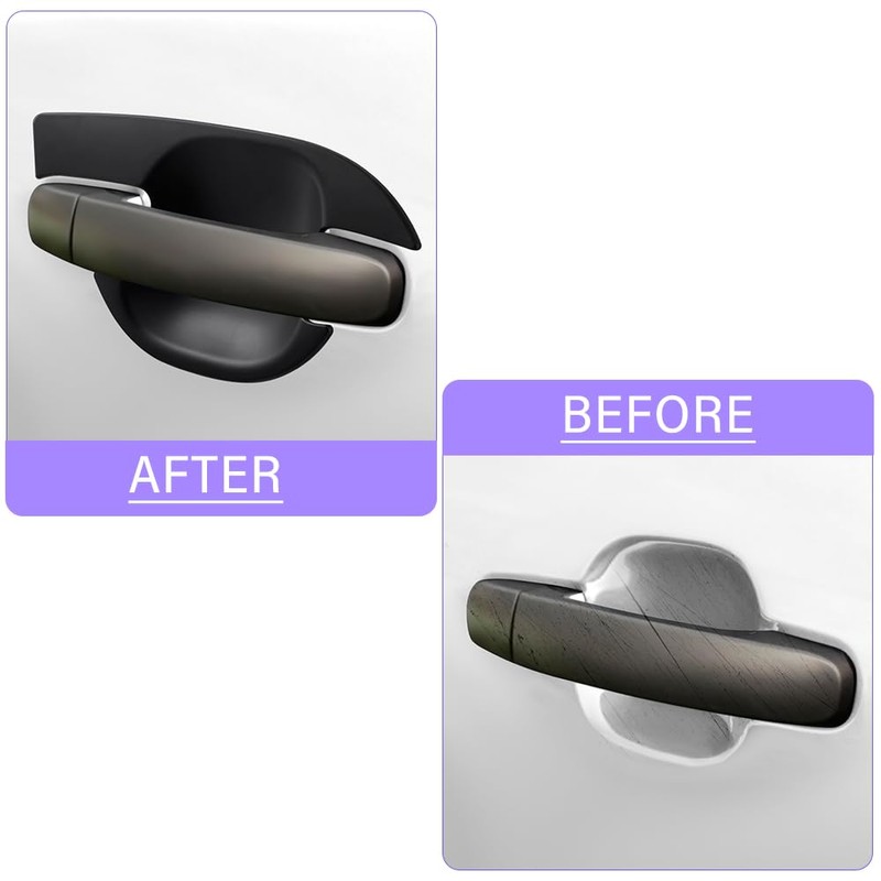 JHCHAN Door Handle Insert Protector Bowl Cover for Ford Ranger