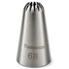 Tumtanm 6B Nozzle Large Drop Flower Piping Tip, Large Seamless