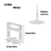 Tile Leveling System Clips 1/8 Inch, 800 Piece DIY Tiles