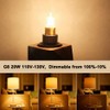 JCD 10PCS G8 Halogen Bulb 20W 120V, Bi-Pin Xenon Light