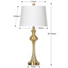 Cinyirong 28.75" Gold Table Lamps for Living Room,Touch Lamps for
