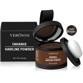 BUY 1 GET 1 FREE Hairline Powder Instantly Conceals Hair Loss Waterproof Root Touch Up Powder with Squalane for Natural Finish & Grey Touch Ups:_Ash Brown_3 Boxes: Save More, Everyday Use