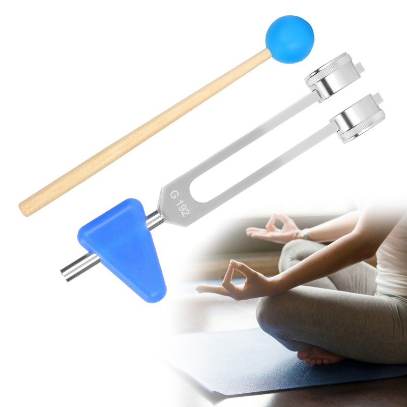 192Hz Aluminum Alloy Tuning Fork Sound Healing Therapy Relaxation Tuning