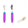 UKYCEORA Tremors Elderly Assistance Products,Spoon/Fork/chopstick Three Piece Set,Handicap Accessories for