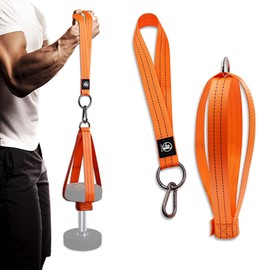 J Bryant Arm Wrestling Training Strap set with Dumbbell Loading Strap Arm Finger Forearm Exerciser Strengthener