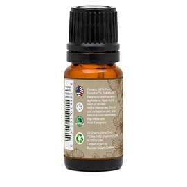 US Organic Aceite Esencial de Incienso – 100% Puro – Certificado por USDA – Destilado al Vapor – Boswellia Serrata – Origen India (10 ml)
