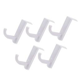 SUPVOX 5pcs Headphone Hanger Hook Wall Mount Over Ear Headset Holder for Tidy Desktop Multi-Functional Monitor Storage Simple Design for Cables and Accessories Organization
