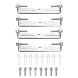 TOP-VIGOR 4Sets Light Fixture Ceiling Bracket, 75x18x16mm Ceiling Light Plate Kit, Pendant Light Lighting Fixture Mounting Bracket Hardware for Chandelier Lighting Home Office