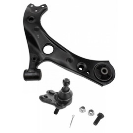TRQ Front Right Lower Control Arm with Ball Joint Passenger Side Compatible with 2019-2022 Toyota Corolla 2016-2022 Prius Prius AWD-e 2017-2022 Prius Prime
