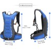 CLAPE Hydration Backpack with Hydration Bladder 2L Waterproof Bicycle Backpack