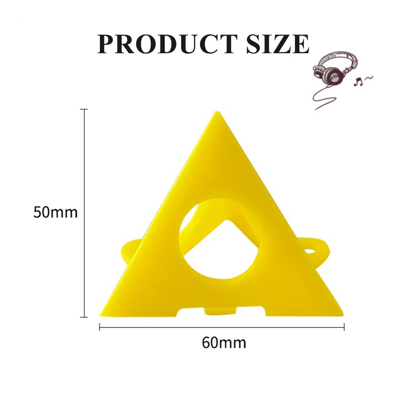 10Pcs Painting Pyramids Yellow Perforated Woodwork Paint Stands painters tripod