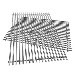 Dictirdy 9MM 18 7/8" Stainless Steel Genesis 2 Grill Grates for Weber Genesis ii E-310 E-315 E-325 E-330 E-340 S-335 S-340 GS4 Grills Replacement Parts for Weber 66095 Genesis ii 300 LX 300 Series