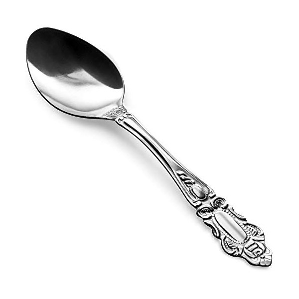 DecorRack Stainless Steel Teaspoons, Use for Home, Kitchen or Restaurant 5.5-Inch, (Set of 12)