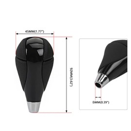 muge racing Gear Shift Knob Resin Leather for Most Lexus ES300 GS430 IS250 LX470 RX450h Toyota Crown Corolla Camry Rav4 Prado 4Runner Highlander