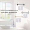 30cm Shower Caddy Wall Mount Organizer with Towel Hanger Easy
