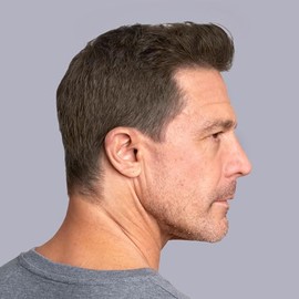 Tinte para cabello y barba Colorsmith para difuminar canas, paquete de 2, marrón ceniza medio, kit completo para teñir cabello y barba para uso en el 