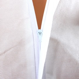 ZMDREAM Disposable Coveralls, Shoe Covers and Gloves 2 Sets for Painting Cleaning (2XL)