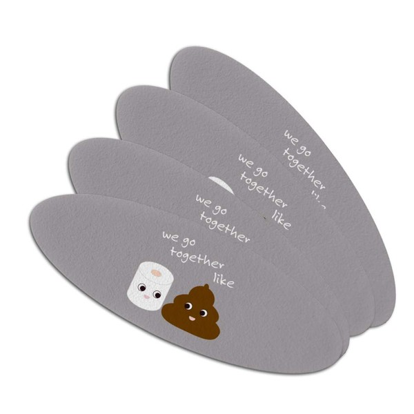 Toilet Paper and Poop We Go Together Like Funny Friends