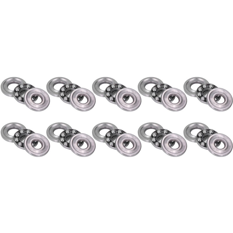 10Pcs Thrust Ball Bearing Single Direction Accessory Replacement Set Kit