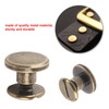 20pcs Copper Studs, Nuts, Screws Flat Head Rivets Copper Material