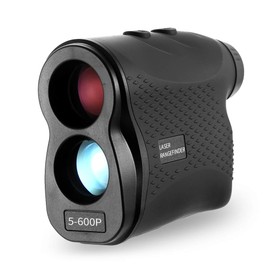 Golf Rangefinder with On/Off Bevel 600M Rangefinder Speed Accuracy ± 5km/h 6x Magnification Carry Bag