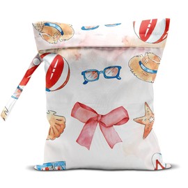 HDHBP Wet Bag for Swimsuit Dirty Clothes Yoga Gym Diaper, Wet Dry Bag, Beach Vacation Essential for Travel Poor Bathing Summer Preppy Gifts