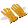 Garden Cowhide Gloves Puncture Proof Wearproof Full Finger Leather Gloves