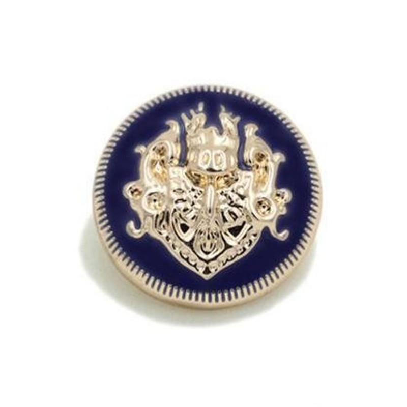 10PCS Clothes Buttons - Fashion Sewing Button Round Shaped Metal