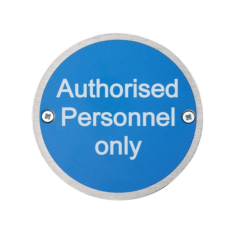 Fire Door Guru® Authorised Personnel Only Fire Door Sign -
