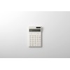 ±0 Plus or Minus Zero Calculator Electronic Calculator M (White)
