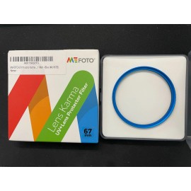 MeFOTO BRAND NEW!!  MeFOTO 67mm Lens Karma UV Filter (Blue) MUV67B
