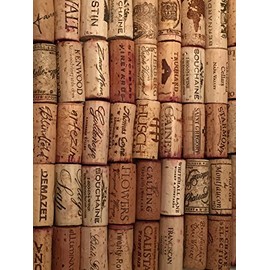 Assorted Printed Wine Corks, 130, Only Real Corks, No Synthetics - for Crafts Projects!