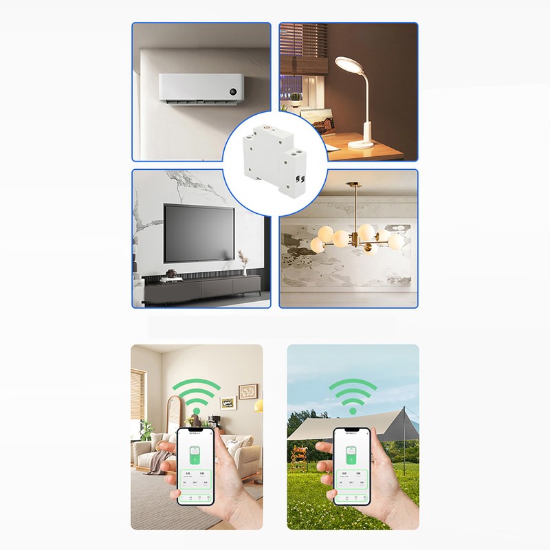 Tuya WiFi Intelligent Switch Portable Home Automation DIY Breaker Timing