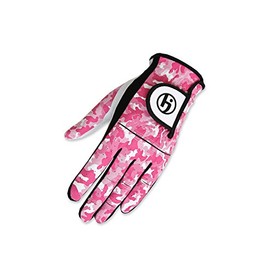 HJ Glove Youth Future Master Golf Glove, Pink Camo, X-Small, Left Hand