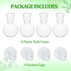 Bunmery 4 pcs Window Propagation Stations, Suction Cup Plastic Plant