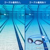 View AILE V240SA BL Swimming Goggles, Racing Goggles, Cushioned, For