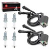 Ignition Coil Pack & Spark Plug + Cap For Honda