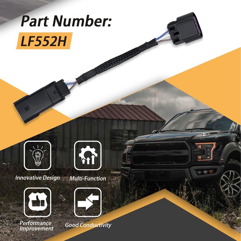 XTPTFABS LF552H HID to LED Headlight Adapter Wire Harness Compatible