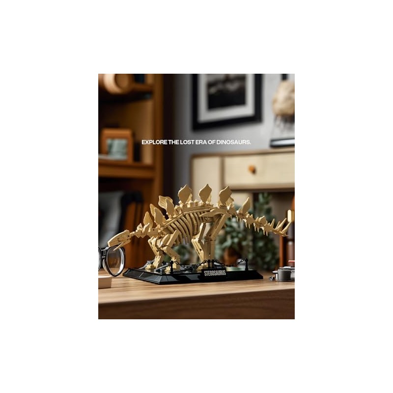 Nifeliz Stegosaurus Fossils Model Set, Dinosaur Skeleton Building Set with