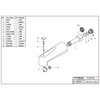 Westbrass E507DUS-26 Universal Fit 7" Diverter Tub Spout, Zinc, Polished