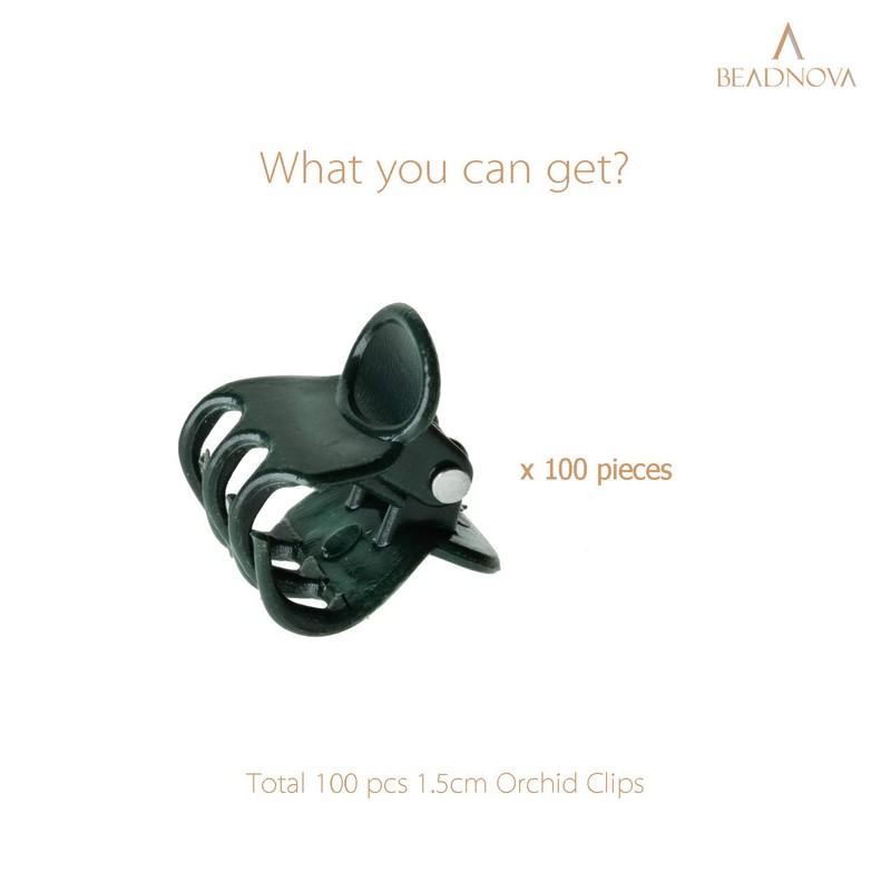 BEADNOVA Plant Clips 100Pcs Orchid Clips Orchid Support Clips Vine