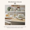 MACKENZIE-CHILDS Cookie Jar with Enamel Lid, Large Glass Treat Jar