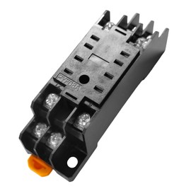 Relay Socket Base 20pcs 8 Pin Universal Relay PYF08A Relay Base Socket Relay Base Holder Plastic Power Relay Base Socket Compatible HH52P MY2J
