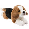 Teddys Rothenburg Beagle Cuddly Toy Dog Lying Down 28 cm