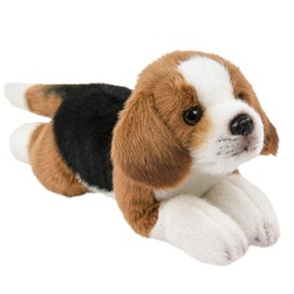 Teddys Rothenburg Beagle Cuddly Toy Dog Lying Down 28 cm Cuddly Toy