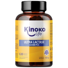 Ultra Lactase 16500 FCC, Fast Effect, High Bioavailability, Lactose Tablet, for Lactose Intolerance & Milk Intolerance, Premium Digestive Enzymes, Pure Lactase, 120 Capsules