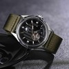 [BISONSTRAP] Nylon Watch Band, Two Piece Military Watch Band, Brushed