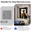 efunny 4-Pack Vinyl Record Display Frame for Wall Mount &