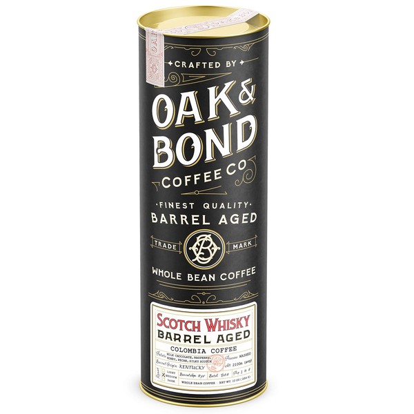 Scotch Whisky Barrel Aged Coffee, Colombia Single Origin Washed Whole